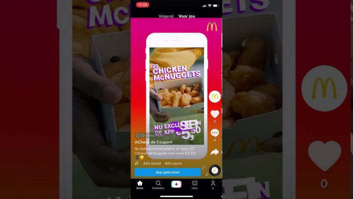 Hình ảnh lấy từ video ngắn quảng cáo sản phẩm viên gà nuggets của Mac Donnal